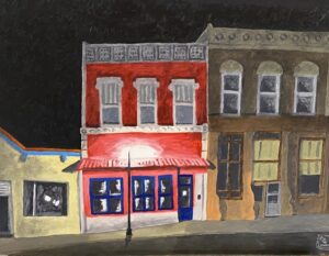 Bridge Street / Greg Moon / Oil on Panel / 12 x 16 / $1,050