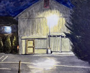 WYETH COUNTRY #1/ Watercolor/ 18 x 22" (uf) /29 x 33" (f) / $ 1,650