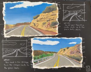 TRAVELS #21/ Mixed Media/ 16 x 20"/ $ 1,100