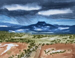 PERDERNAL MESA / Greg Moon / Watercolor / 11 X 14" (uframed) / $ 550