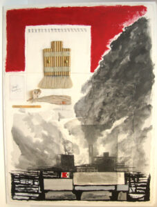 SEOUL SEARCHING / Greg Moon / Mixed Media/ 30 x 24 / $1,850
