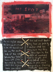 HOT SPOT/ Greg Moon/ Mixed Media/ 16 x 12"/ $ 835