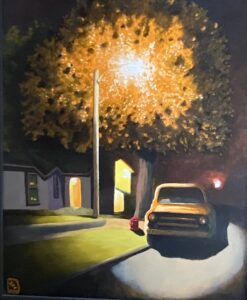 SOUTHSIDE / Greg Moon / Oil on Panel / 30 x 24 (uf) / 36 x 30 (f) / $4,850