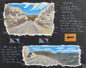 TRAVEL GUIDE #20/ Mixed Media/ 16 x 20"/ $ 1,100